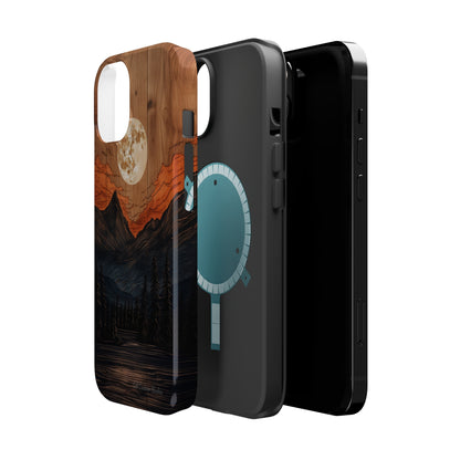 "Elevate Your Style with the Mountain Moonlight Phone Case" -MagSafe Tough Cases