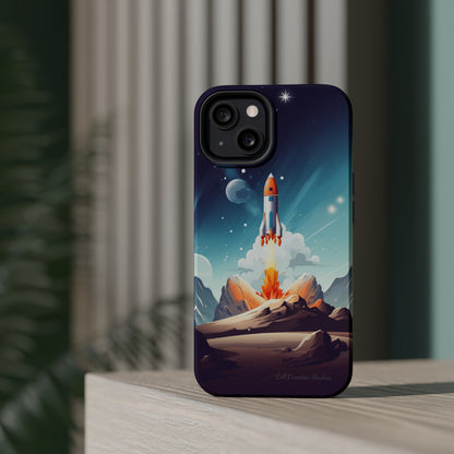 Introducing our "Galactic Odyssey" Cell Phone Case – Launch Your Device into Adventure -MagSafe Tough Cases