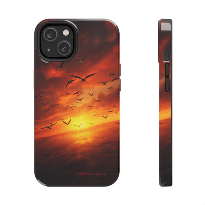 Introducing the "Sunset Soar" Cell Phone Case – Embrace Freedom and Beauty -Tough Phone Cases