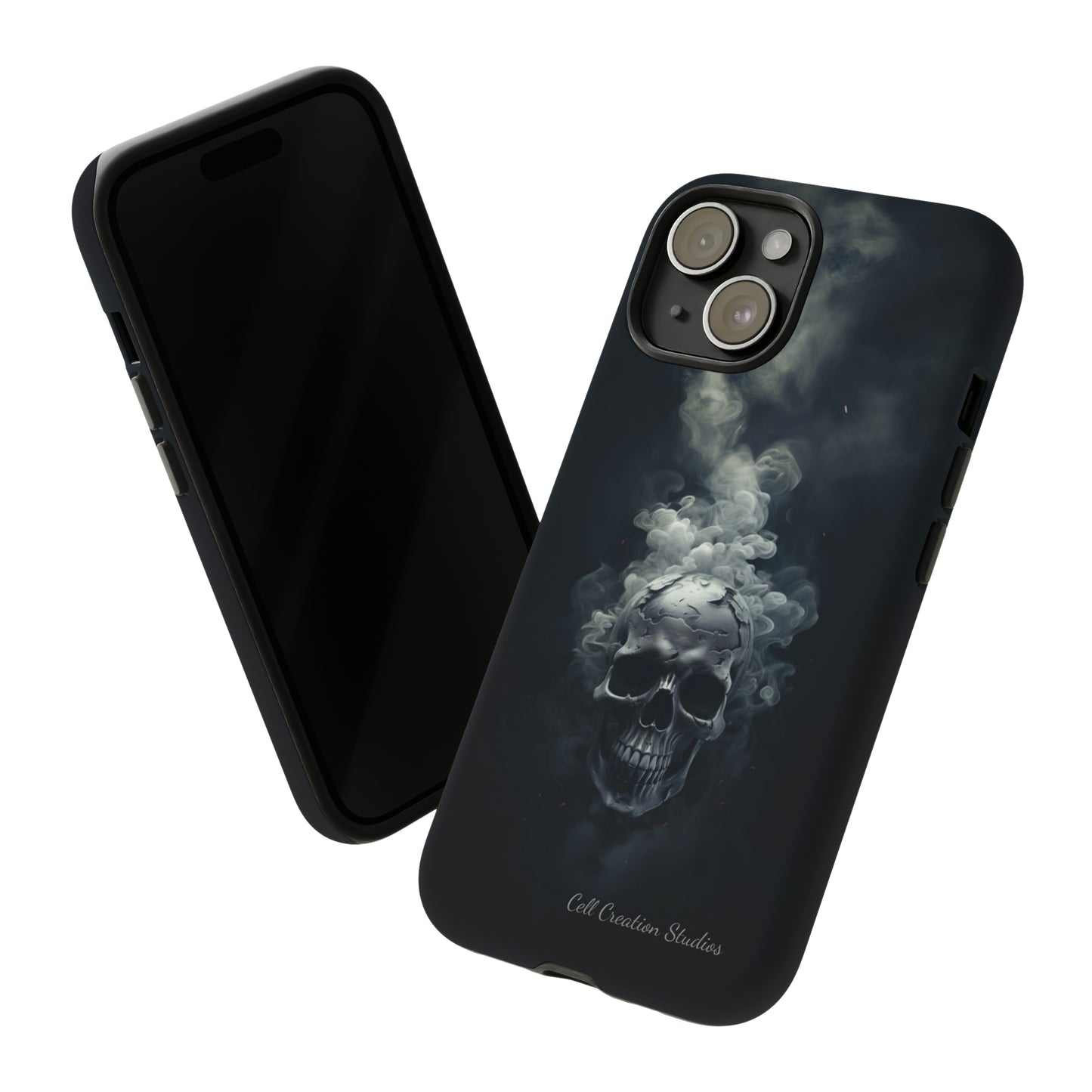 "Ethereal Skull Noir" -Tough iPhone Cases