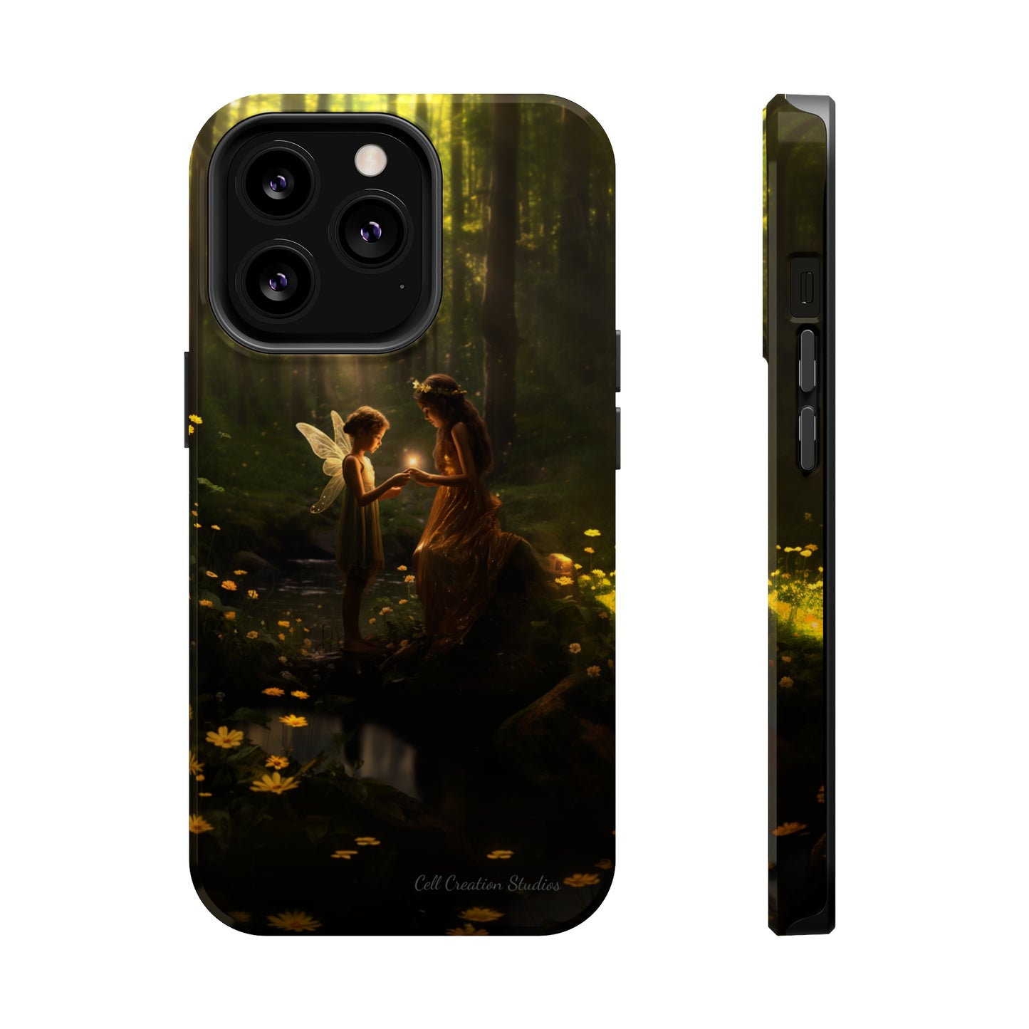 Introducing the "Forest Fairy of Kindness" Cell Phone Case – Where Magic Meets Compassion -MagSafe Tough Cases