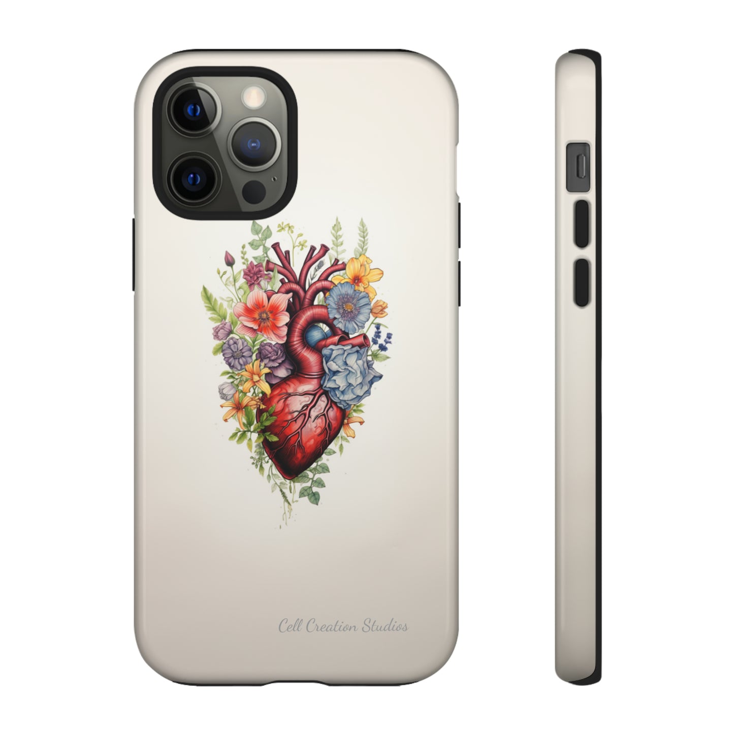 "Blooming Hearts" -Tough iPhone Cases