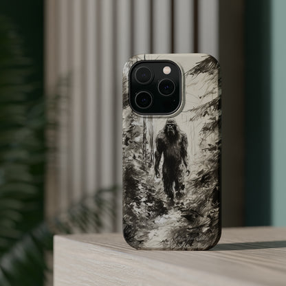 "Bigfoot in the Wilderness" Cell Phone Case – Encounter Bigfoot's Mystery -MagSafe Tough Cases