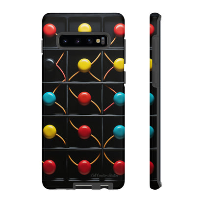 "Vibrant Spheres Fusion" -Tough Phone Cases