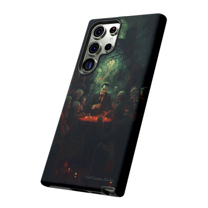 Introducing the "Ghoulish Gala" Cell Phone Case – Dracula's Halloween Soiree -Tough Cases