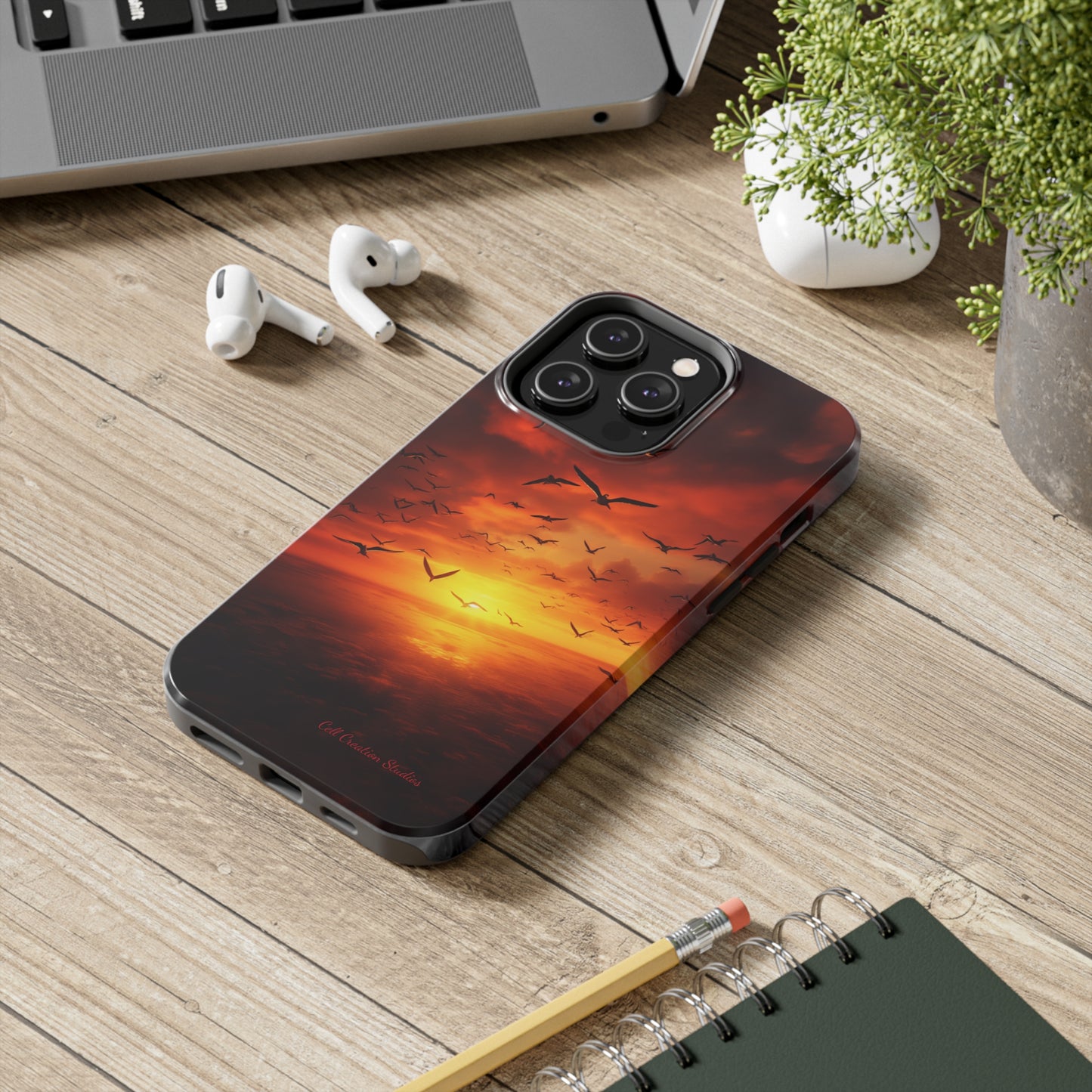 Introducing the "Sunset Soar" Cell Phone Case – Embrace Freedom and Beauty -Tough Phone Cases