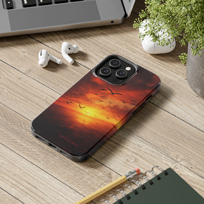 Introducing the "Sunset Soar" Cell Phone Case – Embrace Freedom and Beauty -Tough Phone Cases