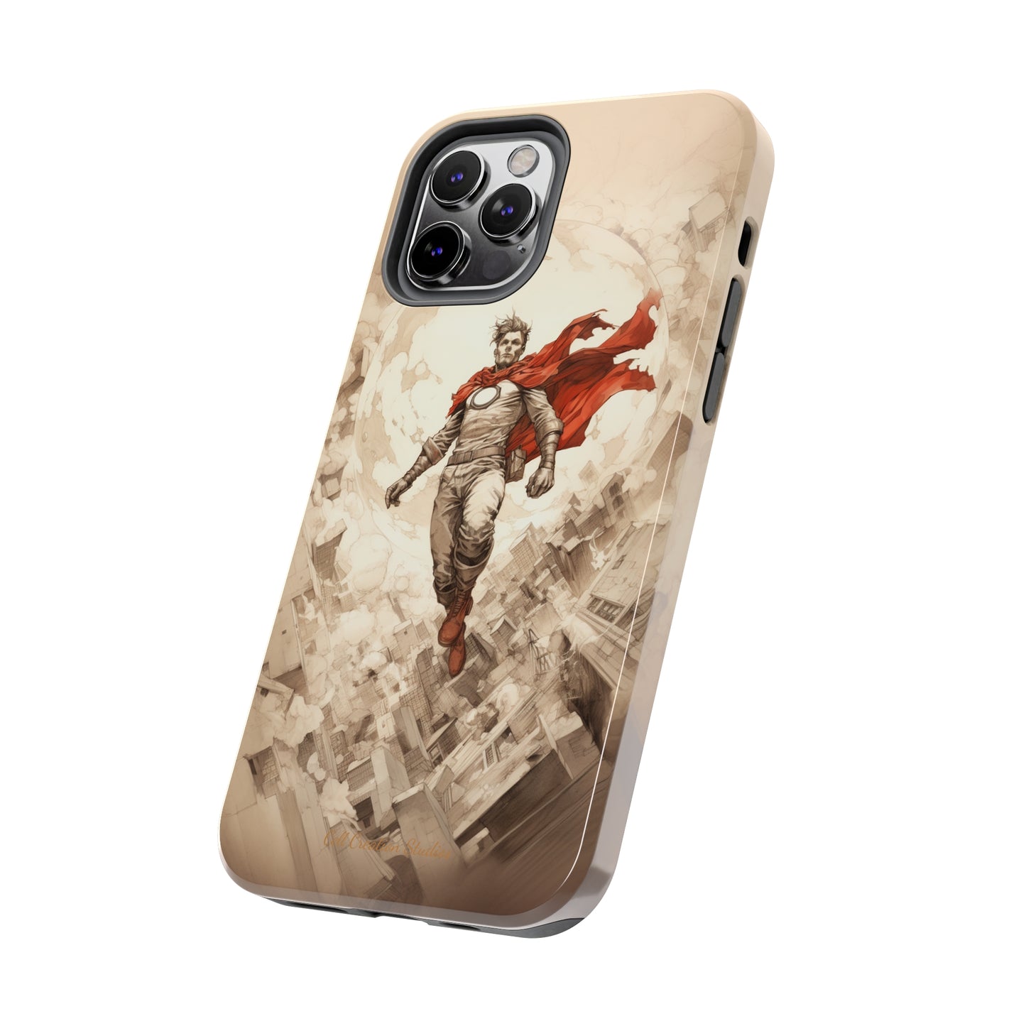 Introducing the "Heroic Guardian" Cell Phone Case – Unleash Your Inner Superhero with Captivating Design -Tough Phone Cases