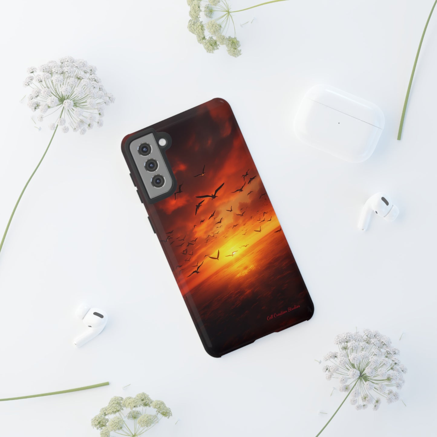 Introducing the "Sunset Soar" Cell Phone Case – Embrace Freedom and Beauty -Tough Cases