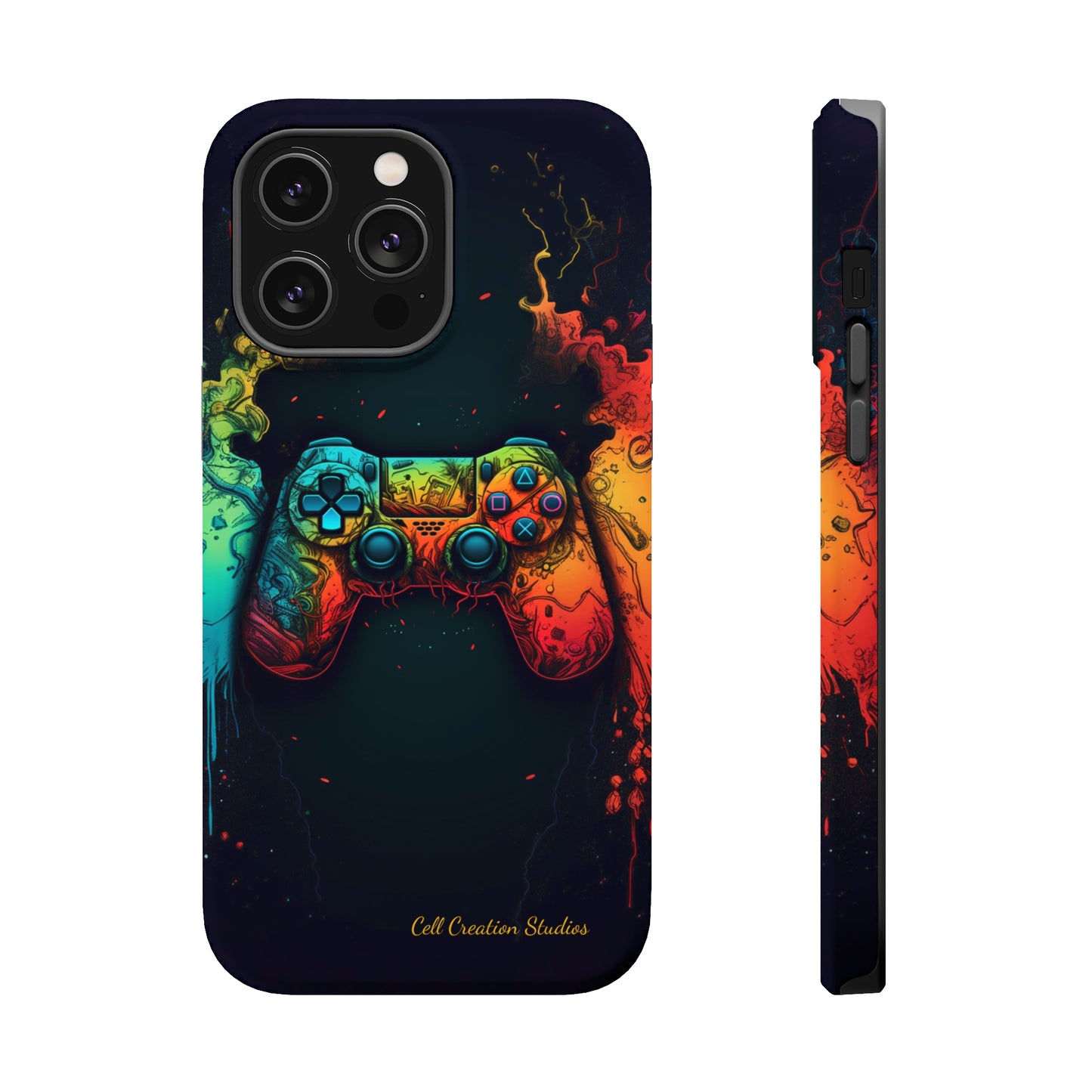 "ColorBlast Gaming" -MagSafe Tough iPhone Cases