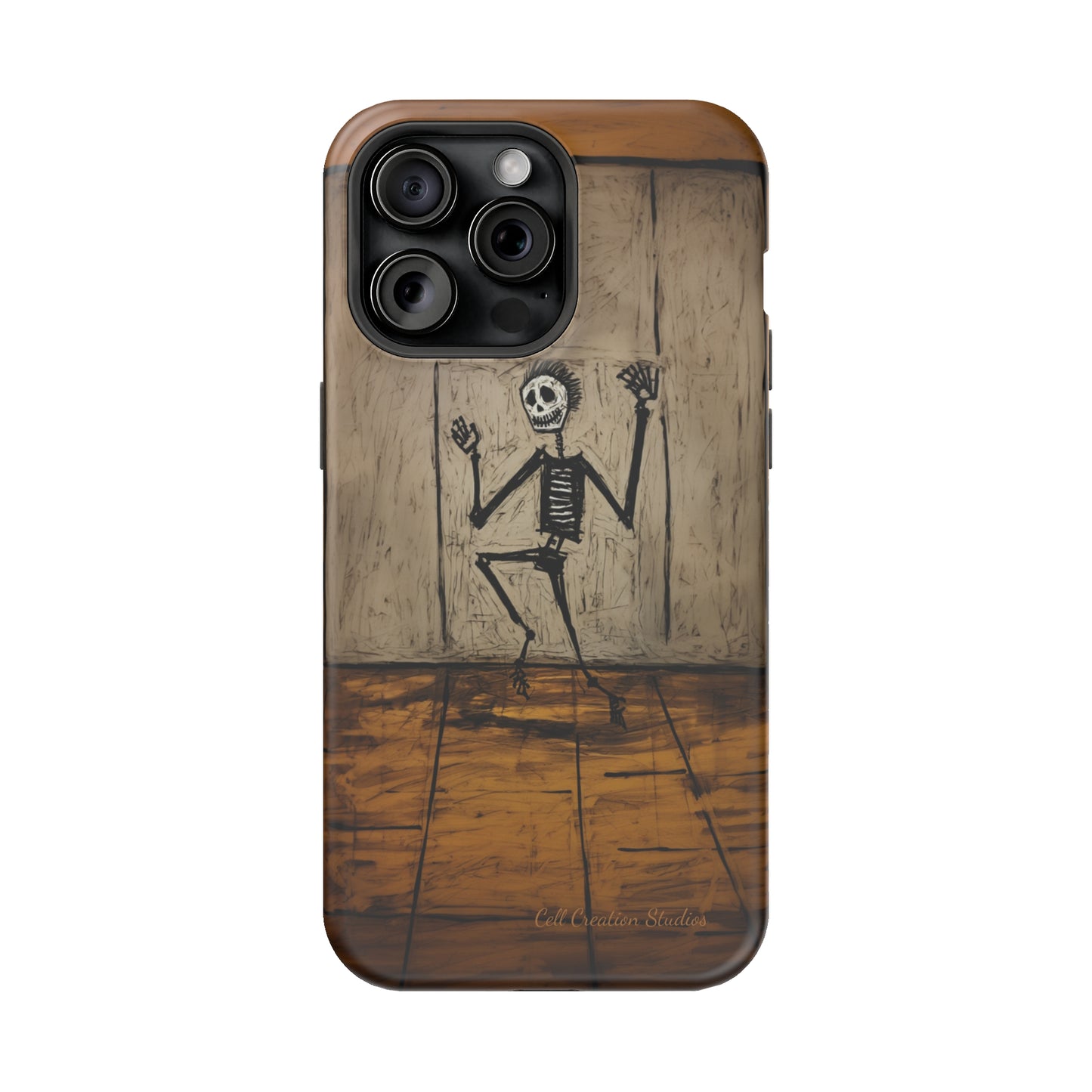 "Groovy Bones Skeleton" -MagSafe Tough iPhone Cases