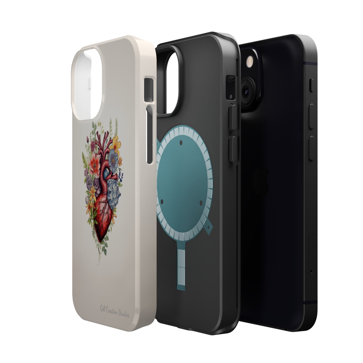 "Blooming Hearts" -MagSafe Tough iPhone Cases