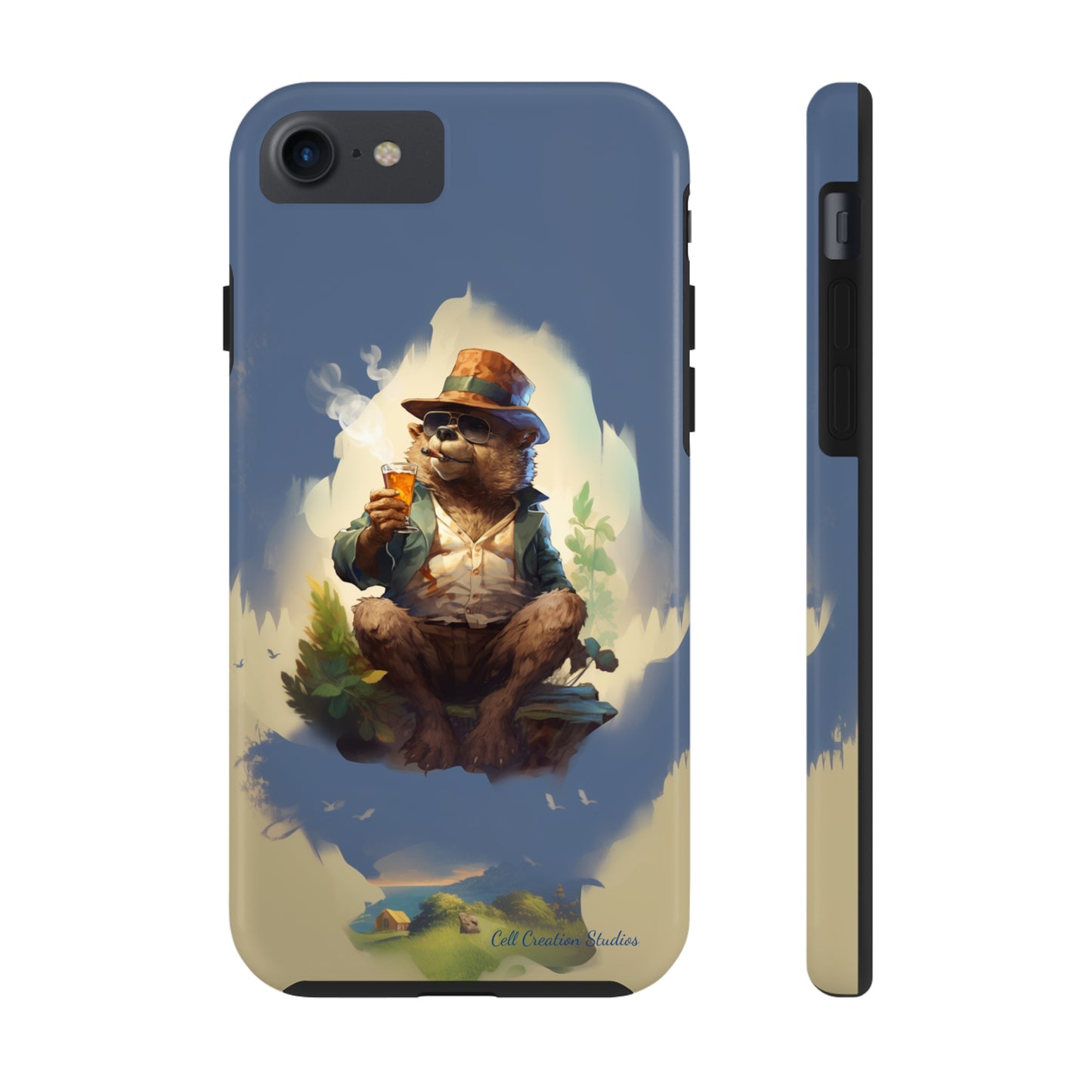 Introducing the "Bear's Homeward Bound" Cell Phone Case – Where Dreams of Home Come Alive -Tough Phone Cases