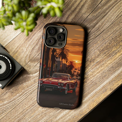 "Sunset Boulevard Classic Red Car" Cell Phone Case -Tough Cases