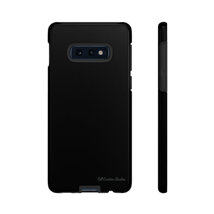 "Stealth Black Defender" -Tough Samsung Phone Cases