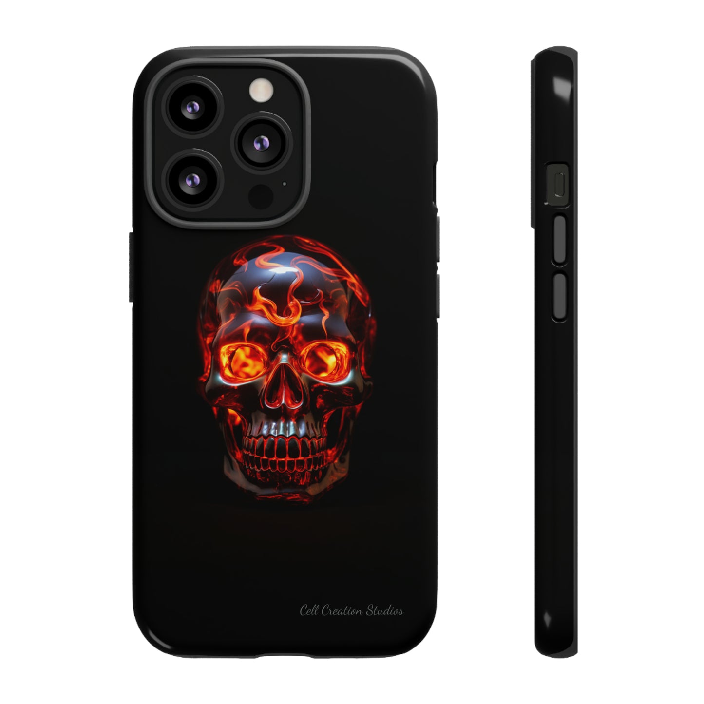 "Inferno Cranium" Phone Case -Tough Cases