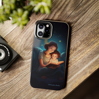 Introducing the "Bedtime Story Bliss" Cell Phone Case – Cherish Heartwarming Moments with Every Glance -Tough Phone Cases