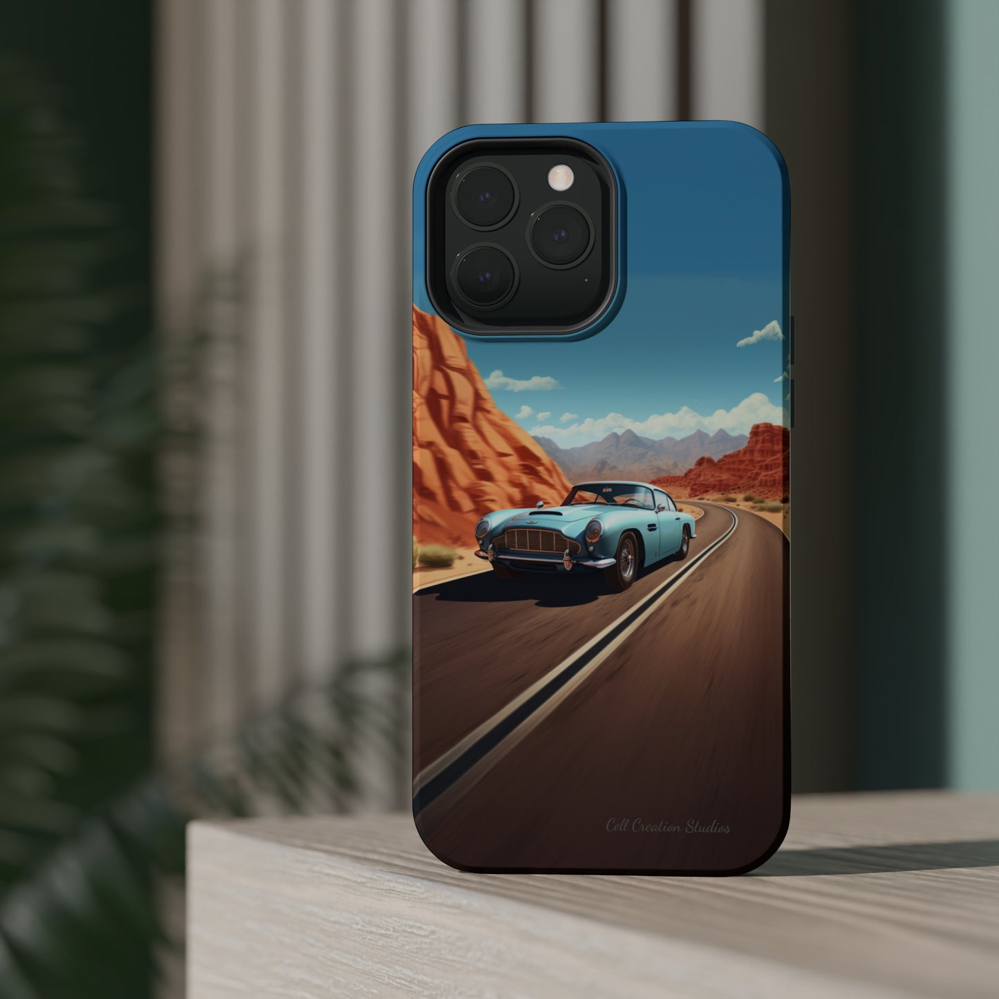 "Silver Racing Legend" -MagSafe Tough iPhone Cases