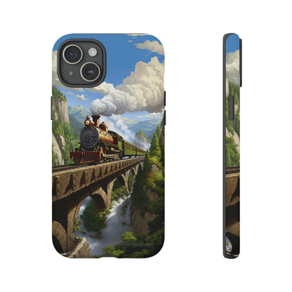 The "Scenic Mountain Train" Phone Case -Tough Cases