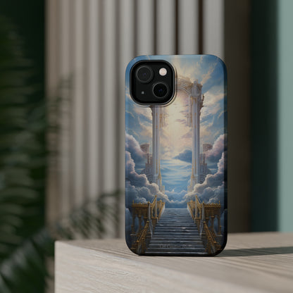 Introducing the "Celestial Gateway" Cell Phone Case – Elevate Your Device with Heavenly Splendor -MagSafe Tough Cases