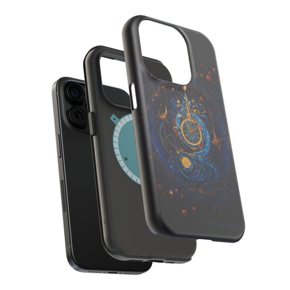 "Cosmic Clock Elegance" -MagSafe Tough iPhone Cases