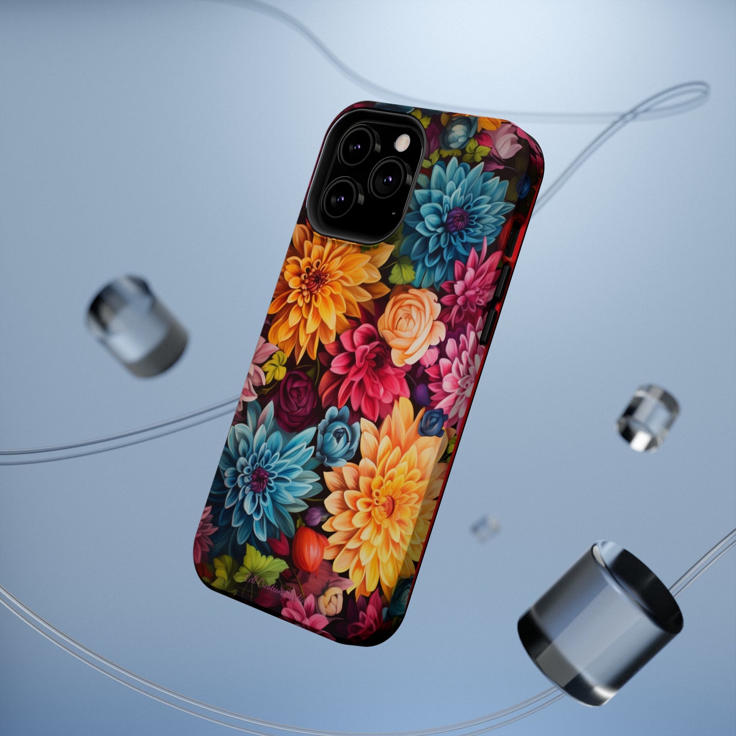 Introducing the "Floral Harmony" Cell Phone Case – Elevate Your Style with Nature's Grace -MagSafe Tough Cases