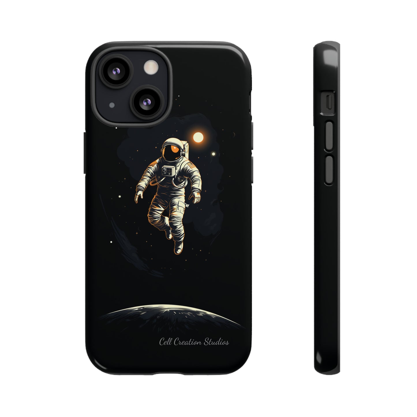 "Cosmic Explorer Astronaut" -Tough iPhone Cases