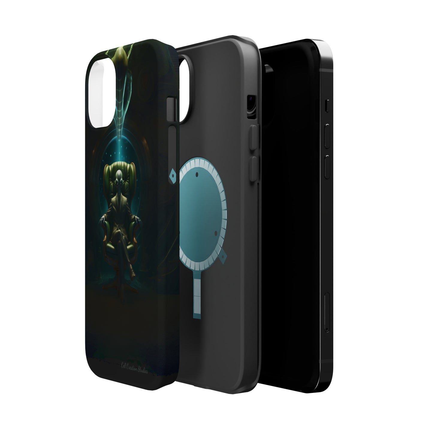 Introducing the "Galactic Advisor" Cell Phone Case - Embrace Alien Wisdom -MagSafe Tough Cases