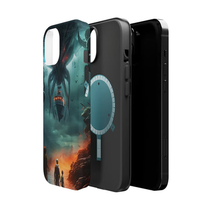 Introducing the "Extraterrestrial Resonance" Cell Phone Case – Unveil the Unseen! -MagSafe Tough Cases