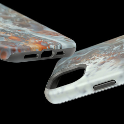 "3D Liquid Splash" -MagSafe Tough iPhone Cases