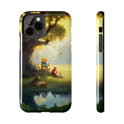 Introducing the "Winnie-The-Pooh Storytime" Cell Phone Case – A Nostalgic Journey with Friends -Tough Phone Cases