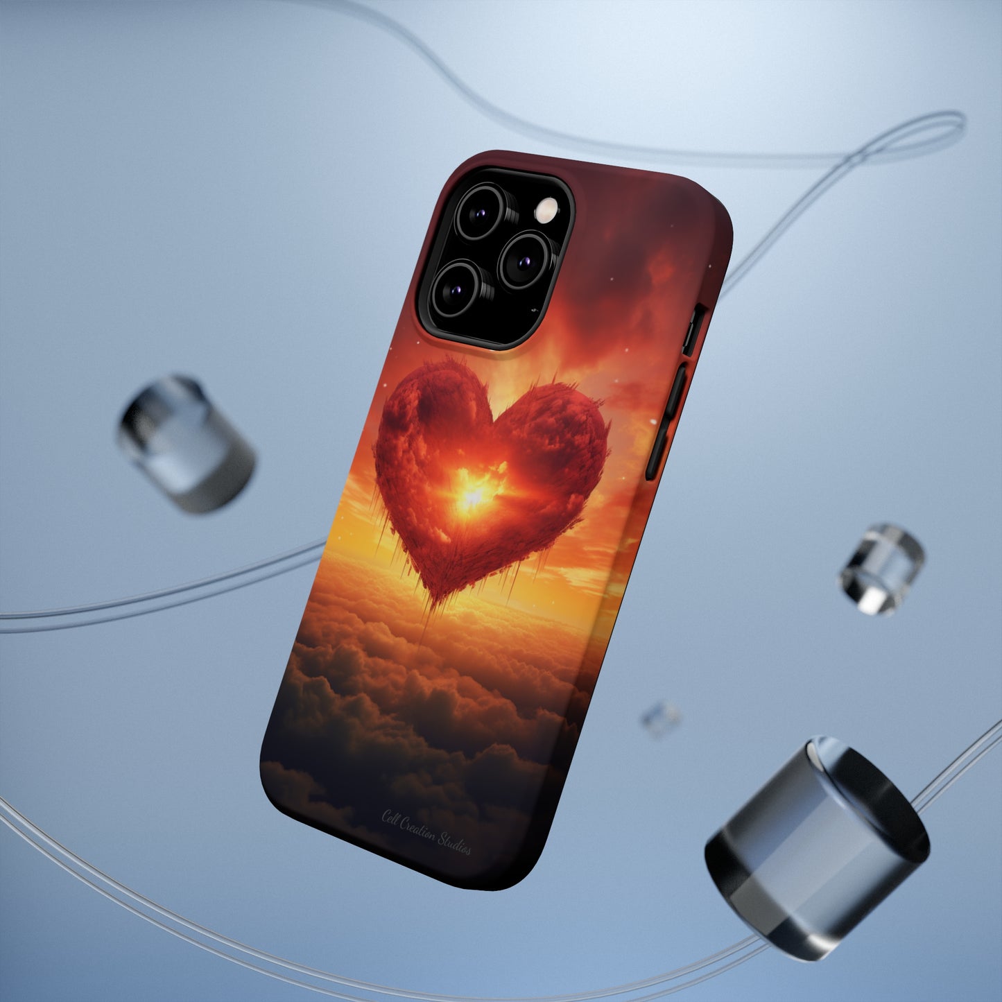 Introducing the "Sky-Heart Radiance" Cell Phone Case – Carry Love's Glow Everywhere You Go -MagSafe Tough Cases