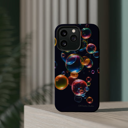 Elevate Your Phone's Aesthetic with our "BubbleBurst" Cell Phone Case -MagSafe Tough Cases