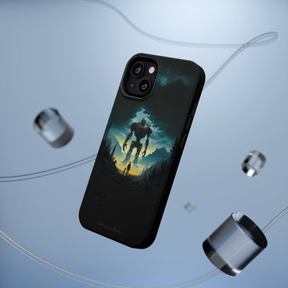 Introducing the "Rising Titan" Cell Phone Case – Witness the Astonishing Emergence of a Giant Robot! -MagSafe Tough Cases