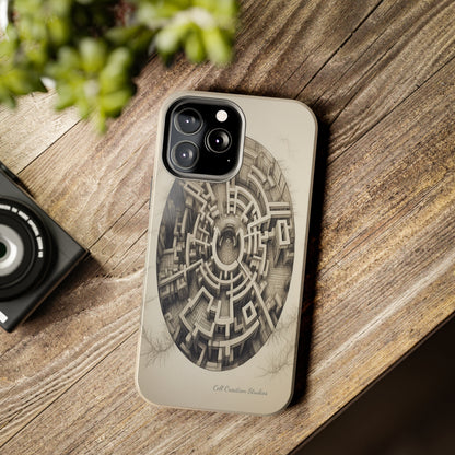 "Discover the Mystery: Maze-Inspired Cell Phone Case" -Tough Phone Cases