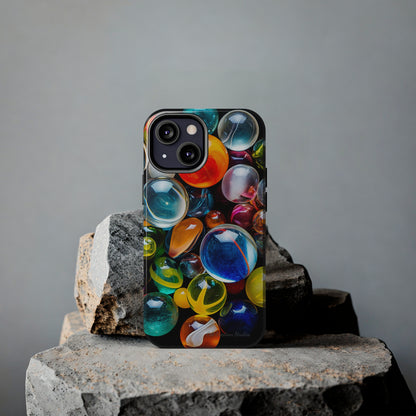 Introducing the "Vibrant Marbles Mosaic" Cell Phone Case – Carry a Kaleidoscope of Colors! -Tough Phone Cases