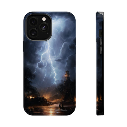 Introducing the "Electric Skies" Cell Phone Case – Unleash the Power of the Storm -MagSafe Tough Cases