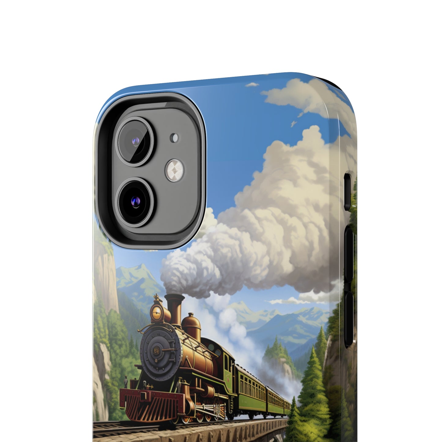 The "Scenic Mountain Train" Phone Case -Tough Phone Cases