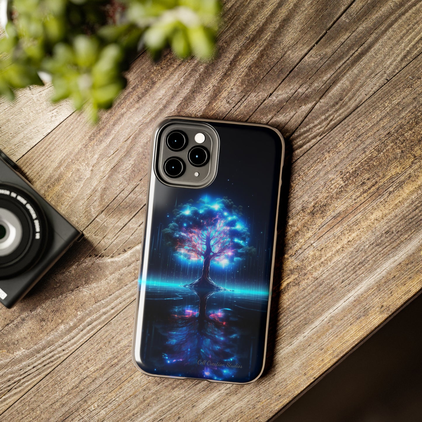 Introducing the "Luminous Tree" Cell Phone Case – Illuminate Your Style with Nature's Glow -Tough Phone Cases