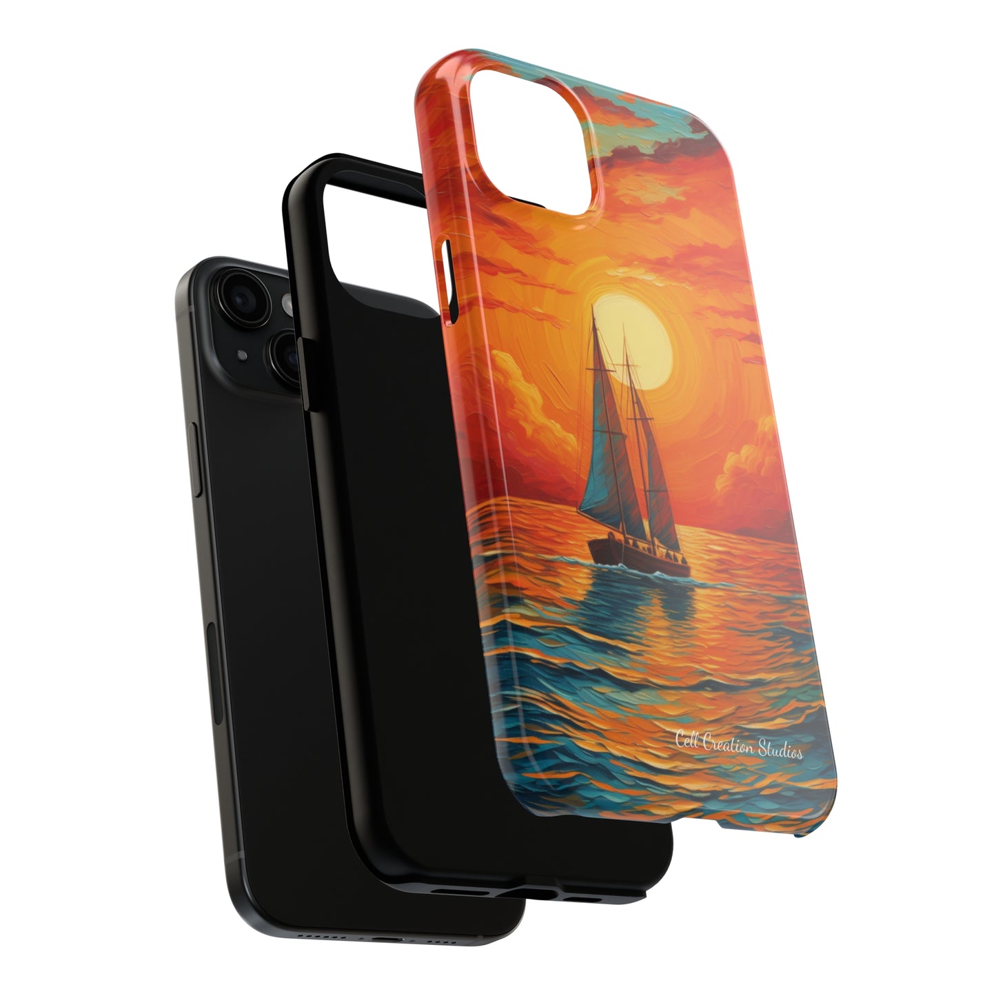 "Sailboat Sunset" -Tough iPhone Cases