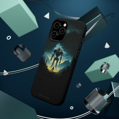 Introducing the "Rising Titan" Cell Phone Case – Witness the Astonishing Emergence of a Giant Robot! -MagSafe Tough Cases