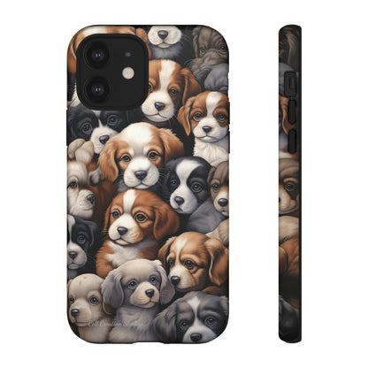 "Puppy Pile" Cuddles Phone Case -Tough Cases