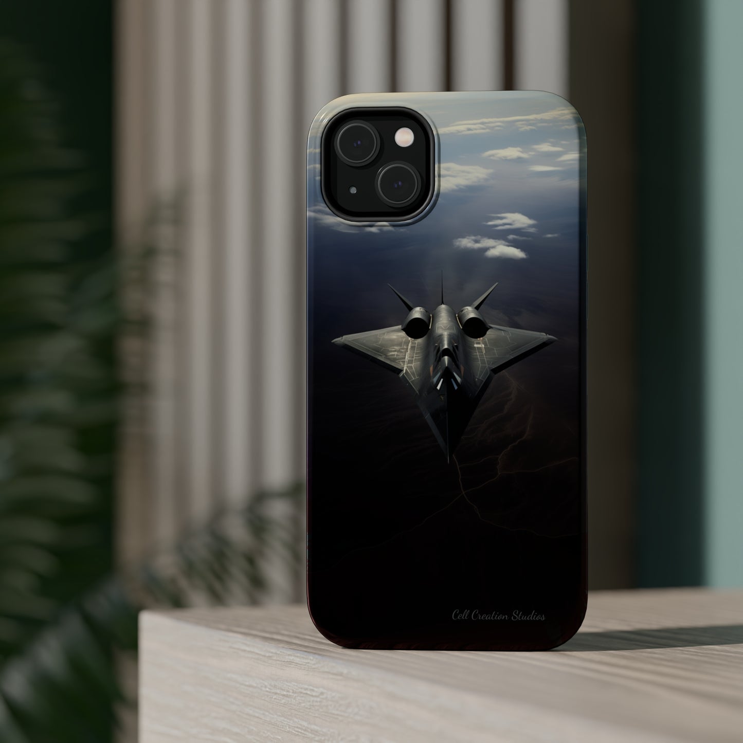 "Stealth Bomber Nightfall" Phone Case -MagSafe Tough Cases