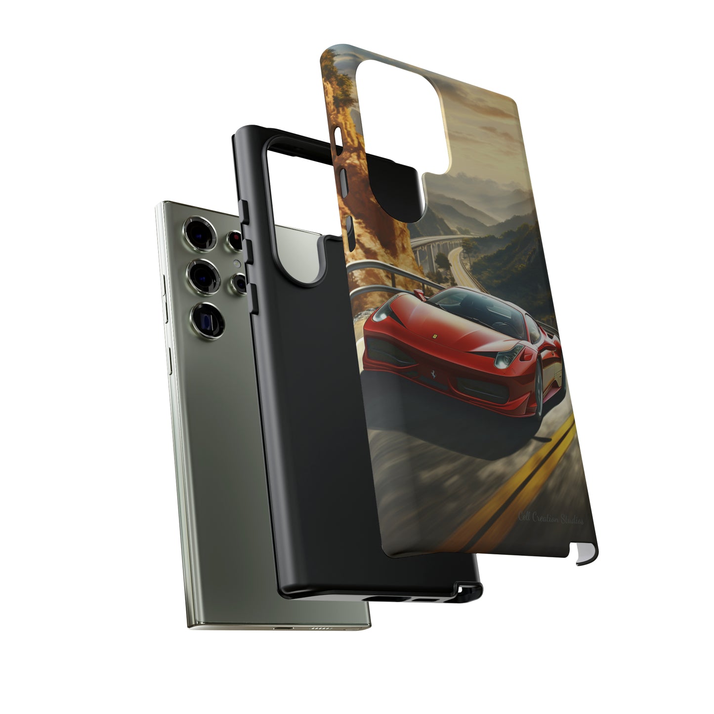 "Mountain Majesty Ferrari Edition" -Tough Samsung Phone Cases