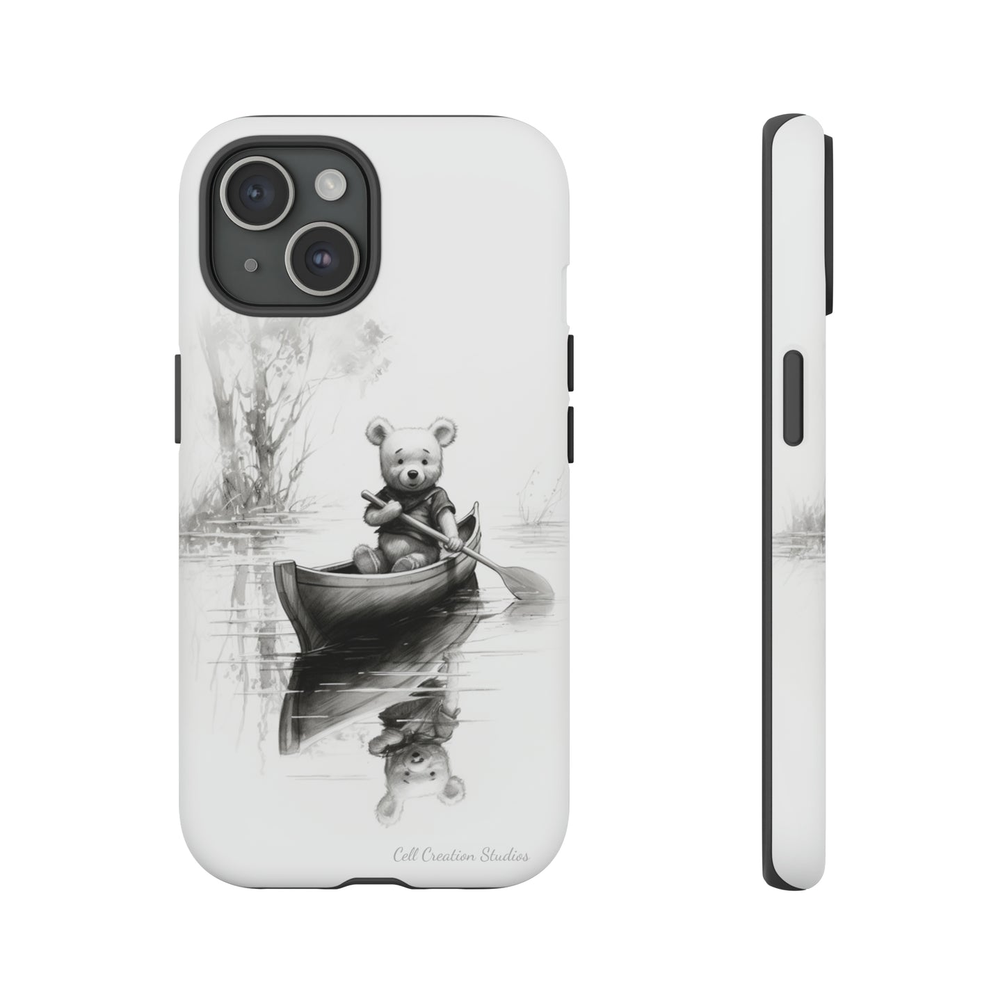 "Winnie-the-Pooh Rowing" Phone Case -Tough Cases