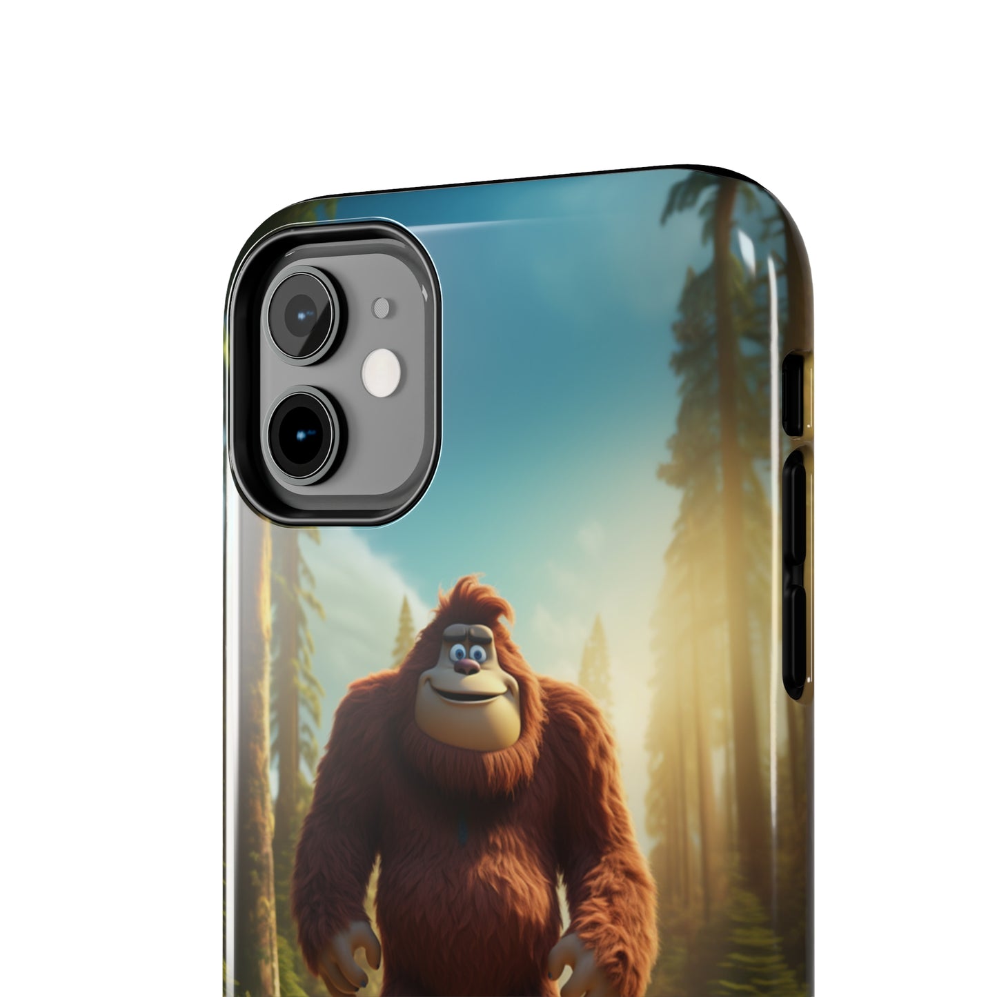 The "Trail Trekker" Bigfoot Cartoon Phone Case -Tough Phone Cases