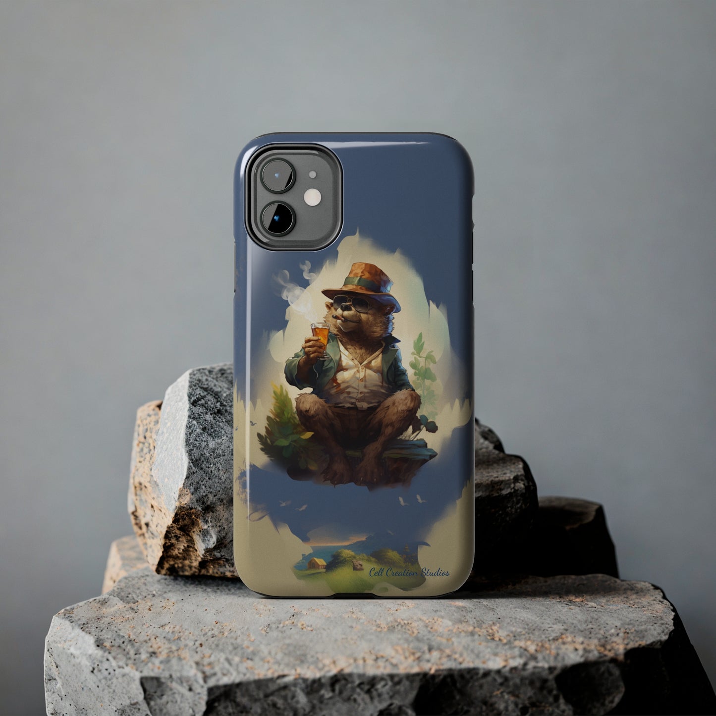 Introducing the "Bear's Homeward Bound" Cell Phone Case – Where Dreams of Home Come Alive -Tough Phone Cases