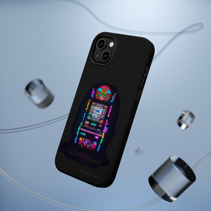 Introducing the "Vibrant Slot Frenzy" Cell Phone Case – Experience the Thrill of Colors and Luck -MagSafe Tough Cases