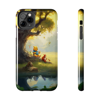 Introducing the "Winnie-The-Pooh Storytime" Cell Phone Case – A Nostalgic Journey with Friends -Tough Phone Cases