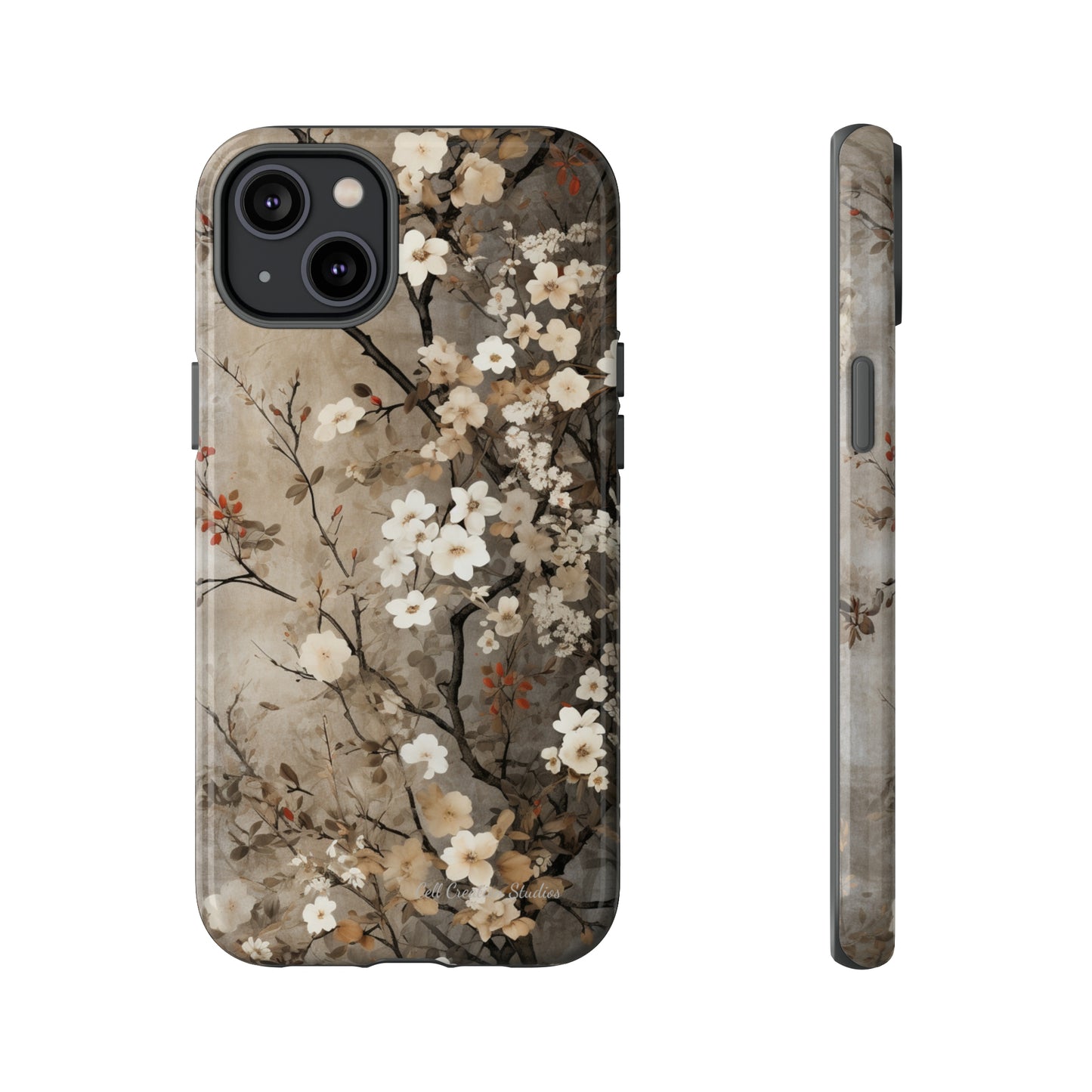 "Whimsical Blooms" -Tough iPhone Cases